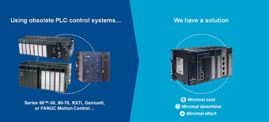 Modernization GE-Fanuc 90-30 and GE-Fanuc 90-70 PLC controllers